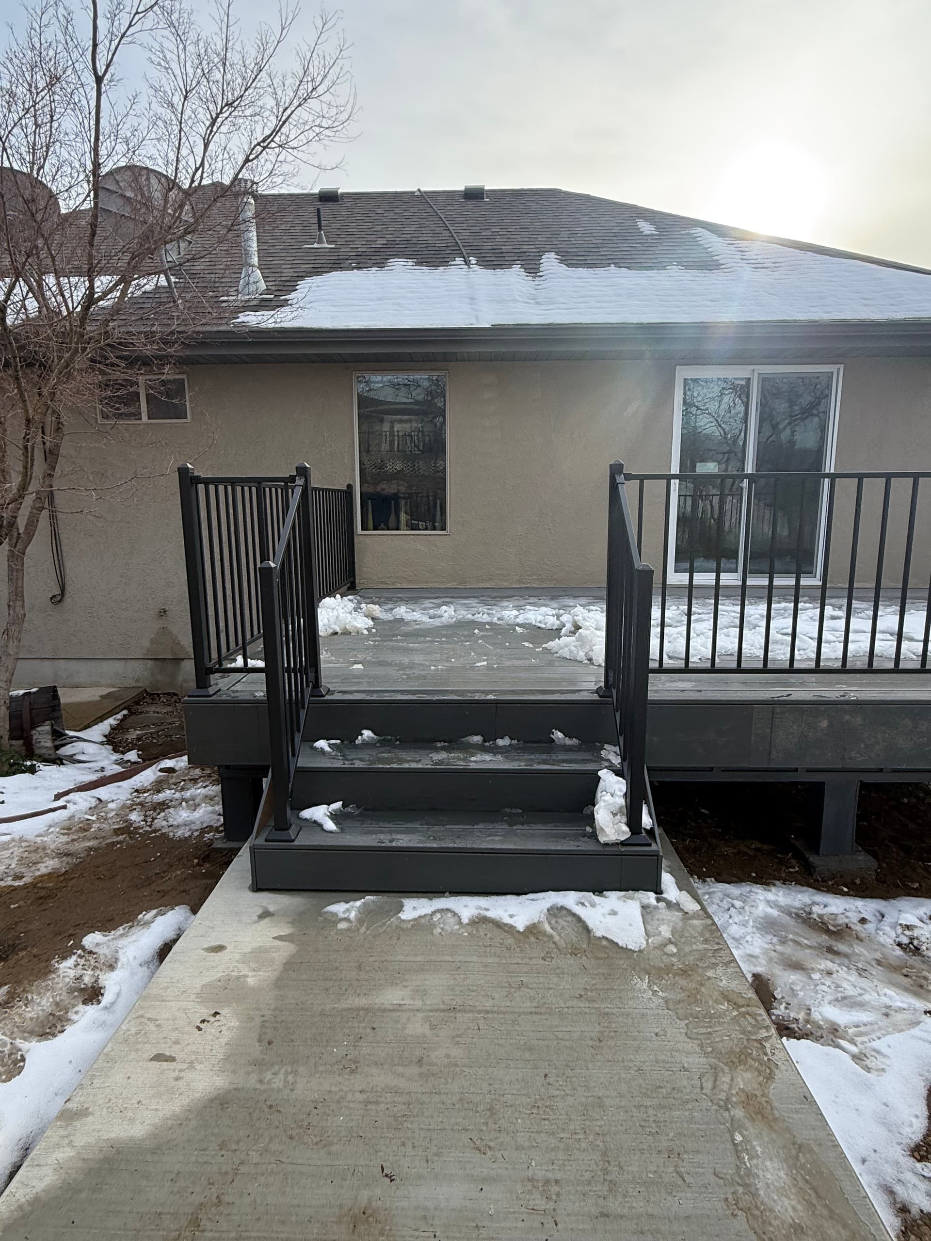 Gallery photos for New Trex Deck with Black Railing in Bountiful: Image #2