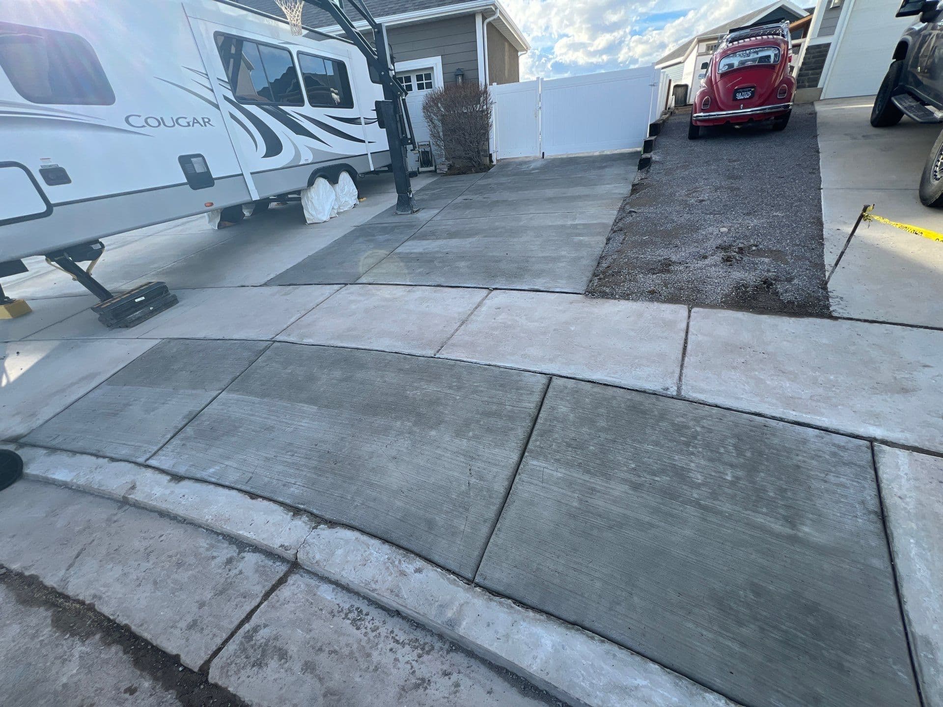 Gallery photos for Concrete Driveway and RV Parking Transformation in Lehi UT: Image #2