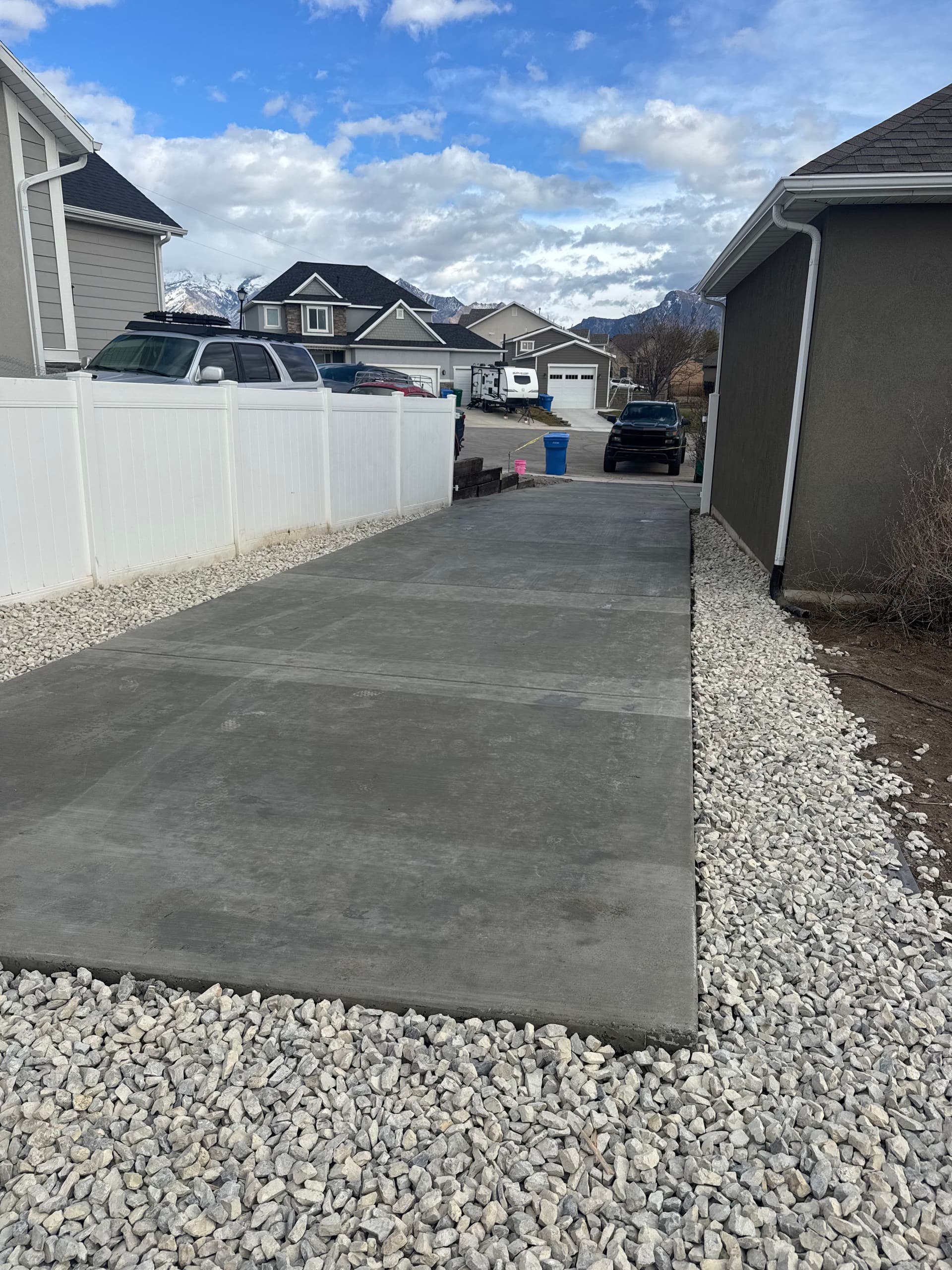 Concrete Driveway and RV Parking Transformation in Lehi UT