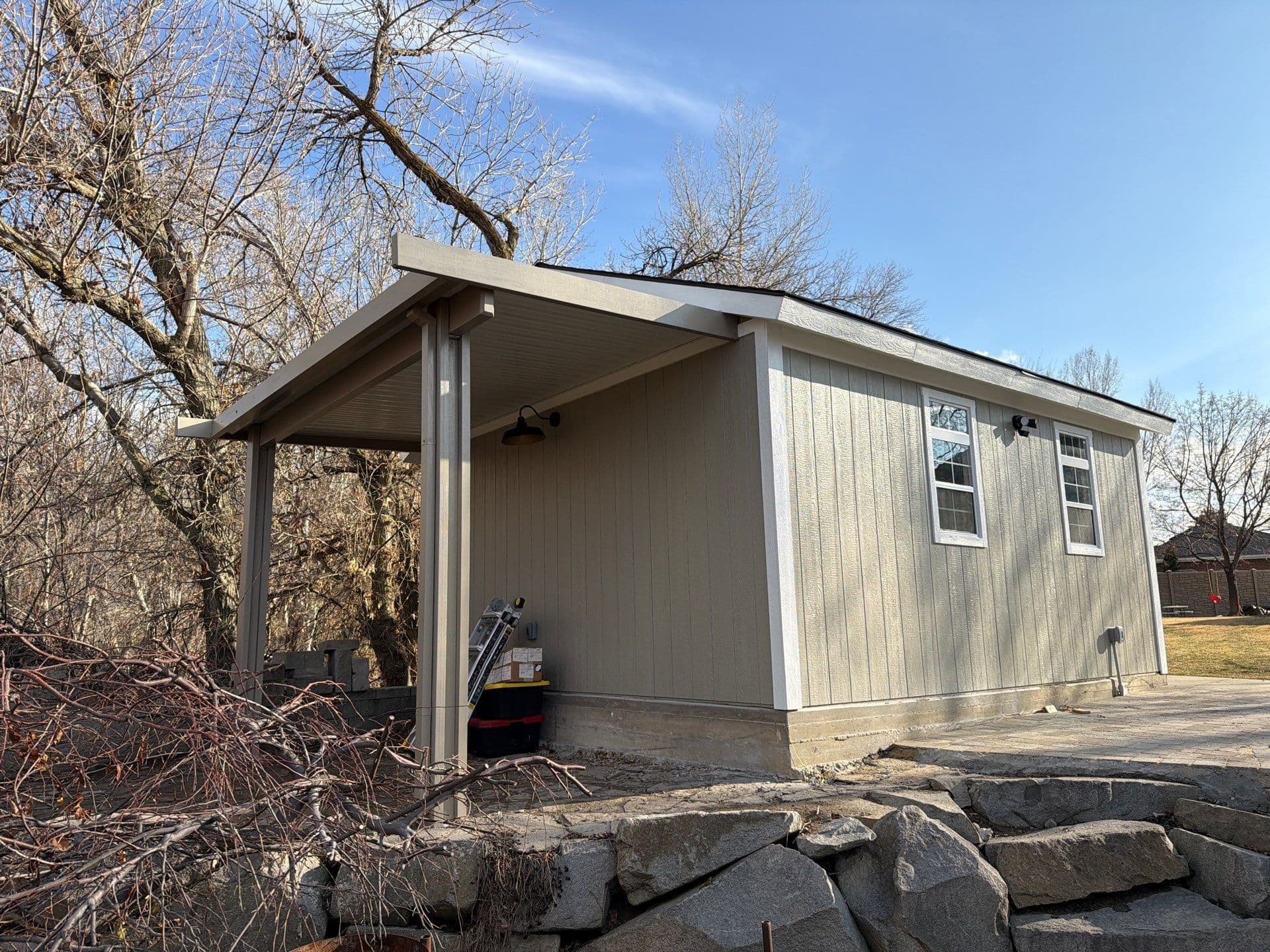 Project Enhancing Outdoor Spaces with a New Patio Cover and Custom Shed image