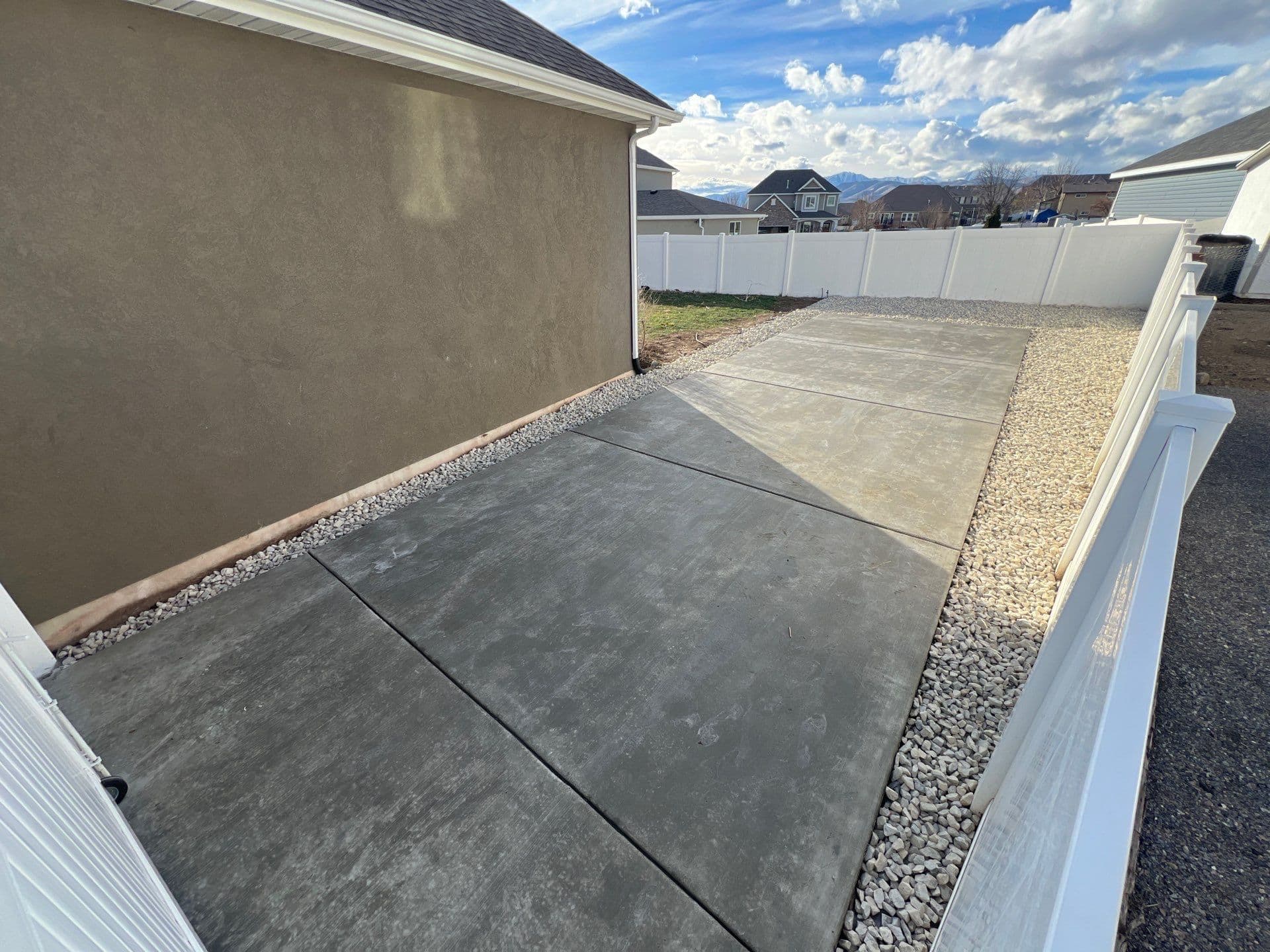 Gallery photos for Concrete Driveway and RV Parking Transformation in Lehi UT: Image #1