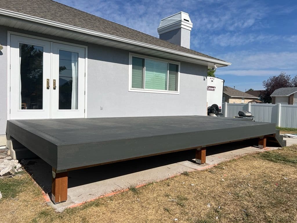 Gallery photos for Modern Trex Deck Transformation in South Jordan: Image #1