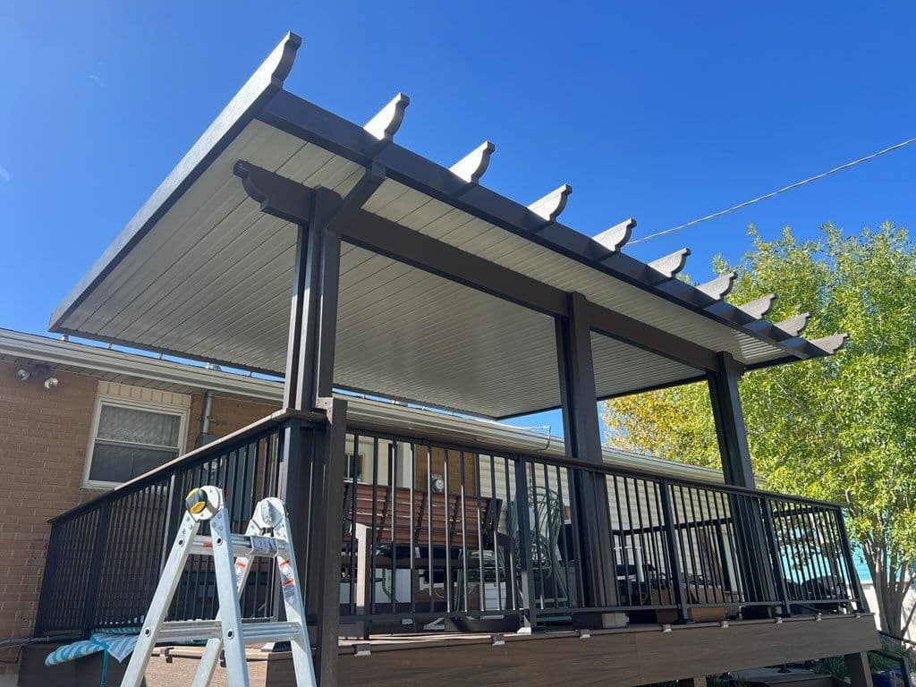 Project Modern Deck and Awning in Taylorsville image