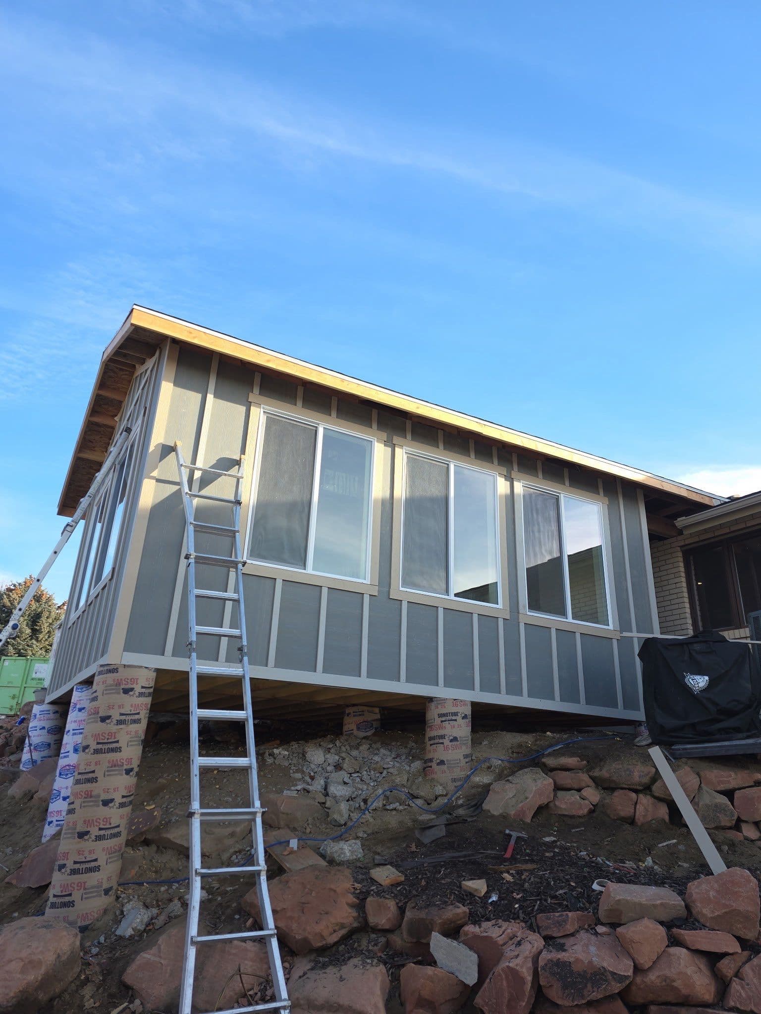 Sunrooms project in Bountiful, UT by Turnkey Building Solutions