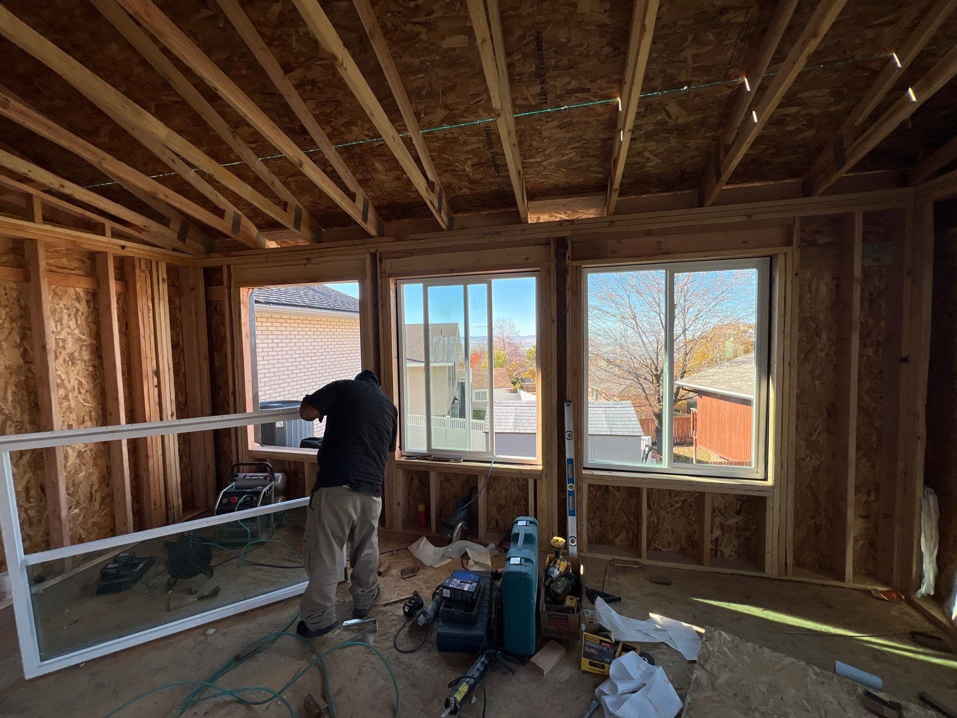 Sunrooms project in Bountiful, UT by Turnkey Building Solutions
